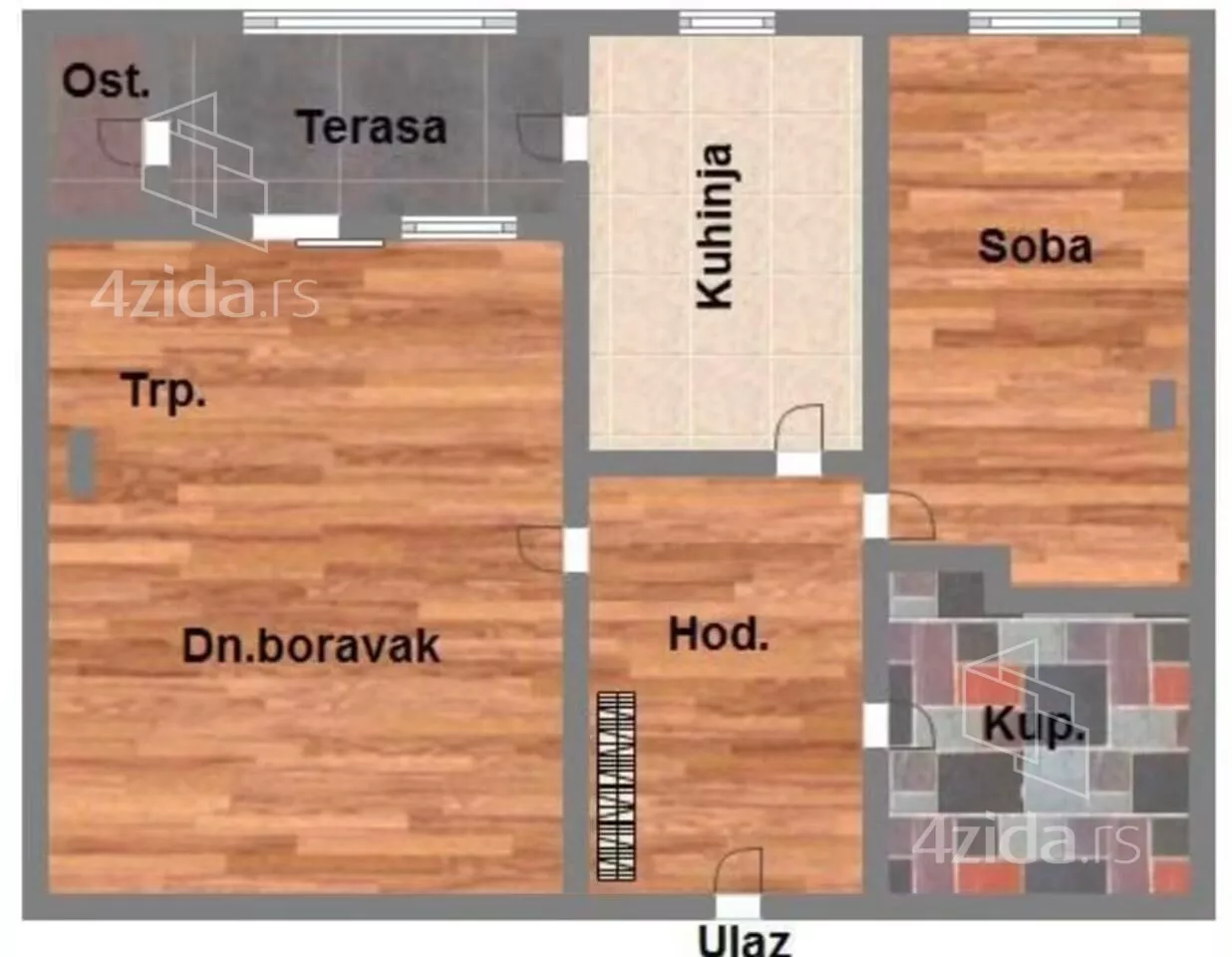 Dvosoban stan | 4zida