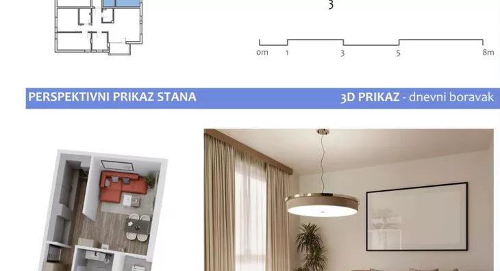 Dvosoban stan | 4zida