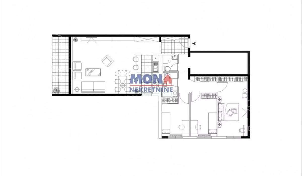 Petosoban stan | 4zida