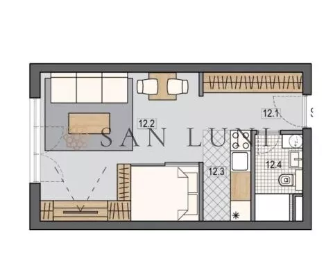 Jednosoban stan | 4zida