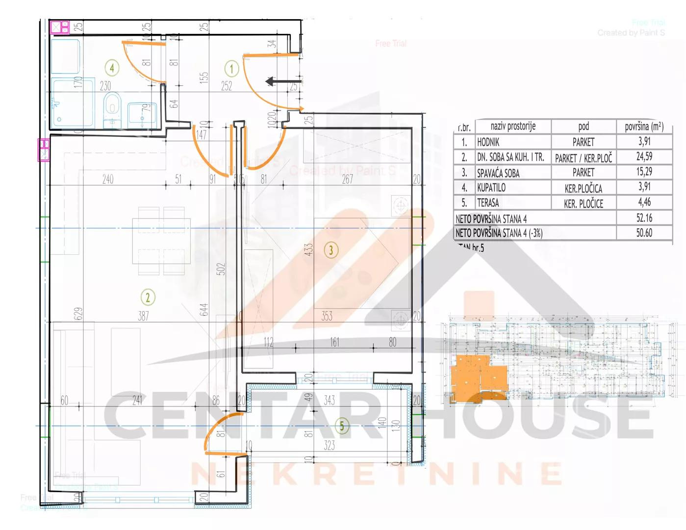 Dvosoban stan | 4zida