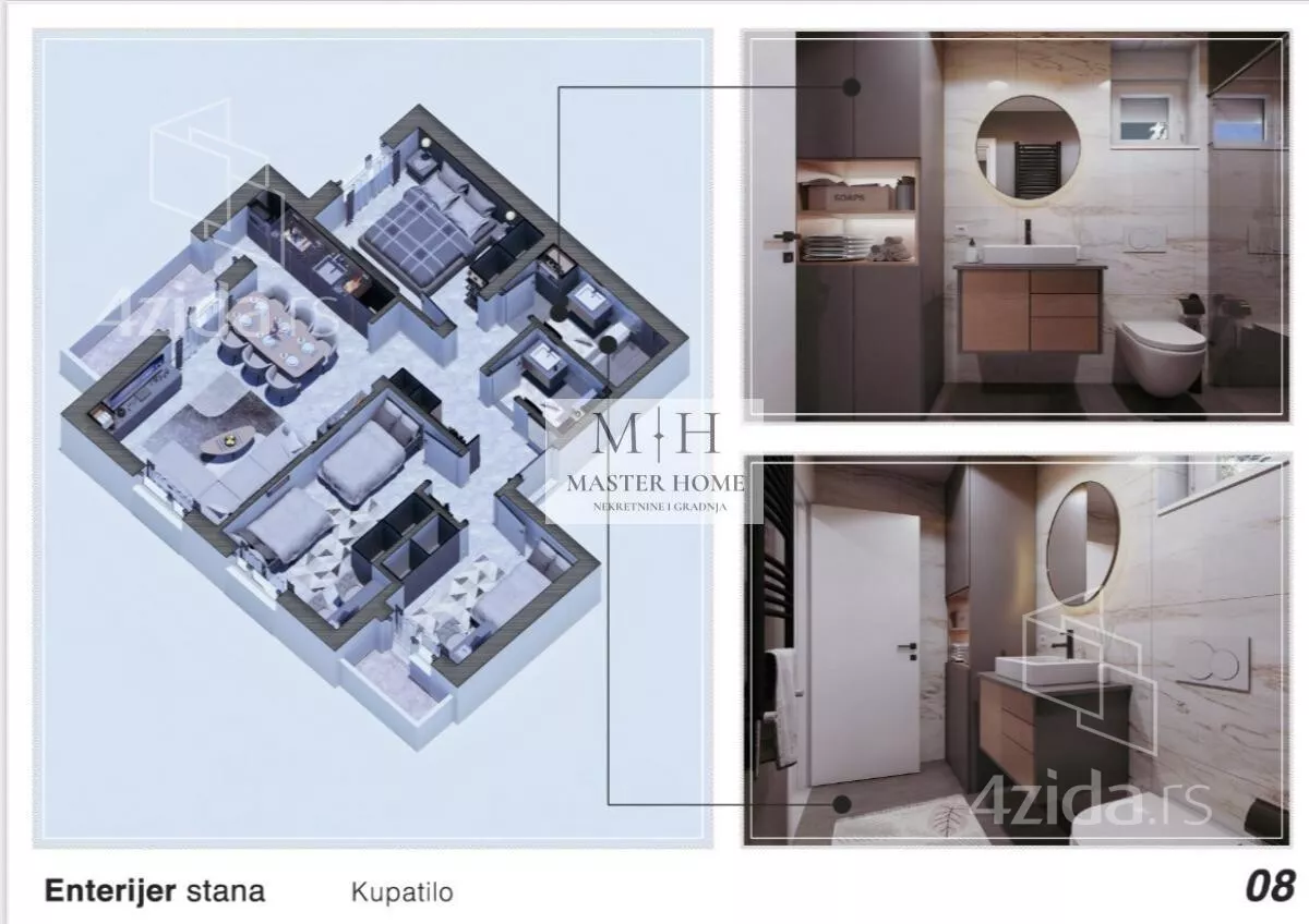 Trosoban stan | 4zida