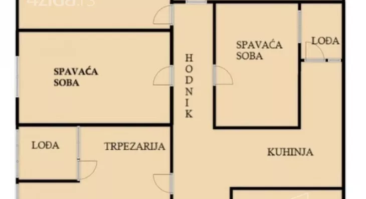 Troiposoban stan | 4zida