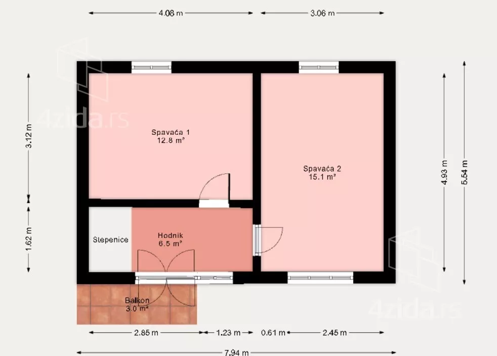 2-etažna kuća | 4zida