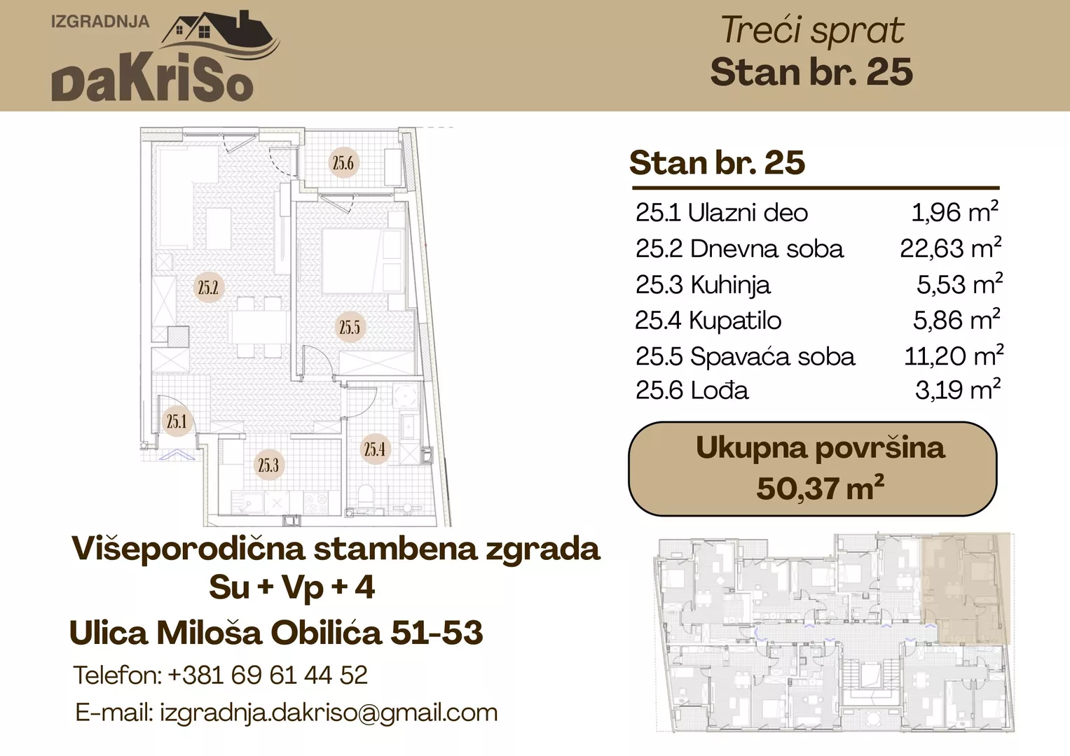 Dvosoban stan | 4zida