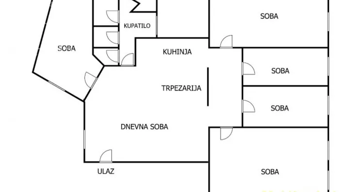 Petosoban stan | 4zida