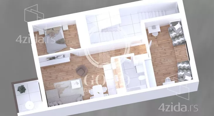 Trosoban stan | 4zida