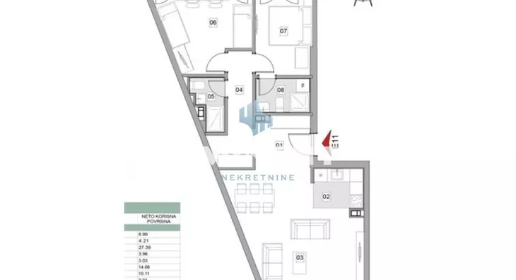 Trosoban stan | 4zida