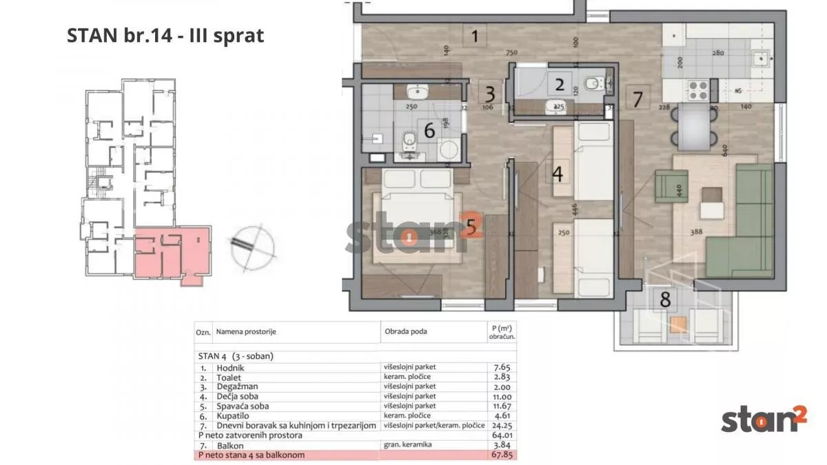 Dvoiposoban stan | 4zida