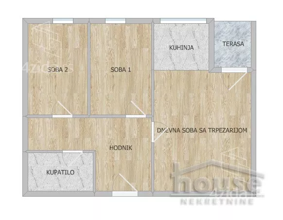 Trosoban stan | 4zida