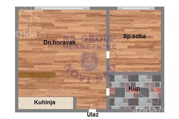 Jednoiposoban stan | 4zida