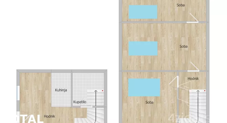 Troiposoban stan | 4zida