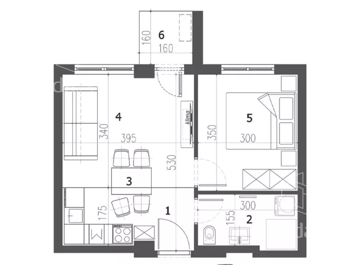 Jednosoban stan | 4zida