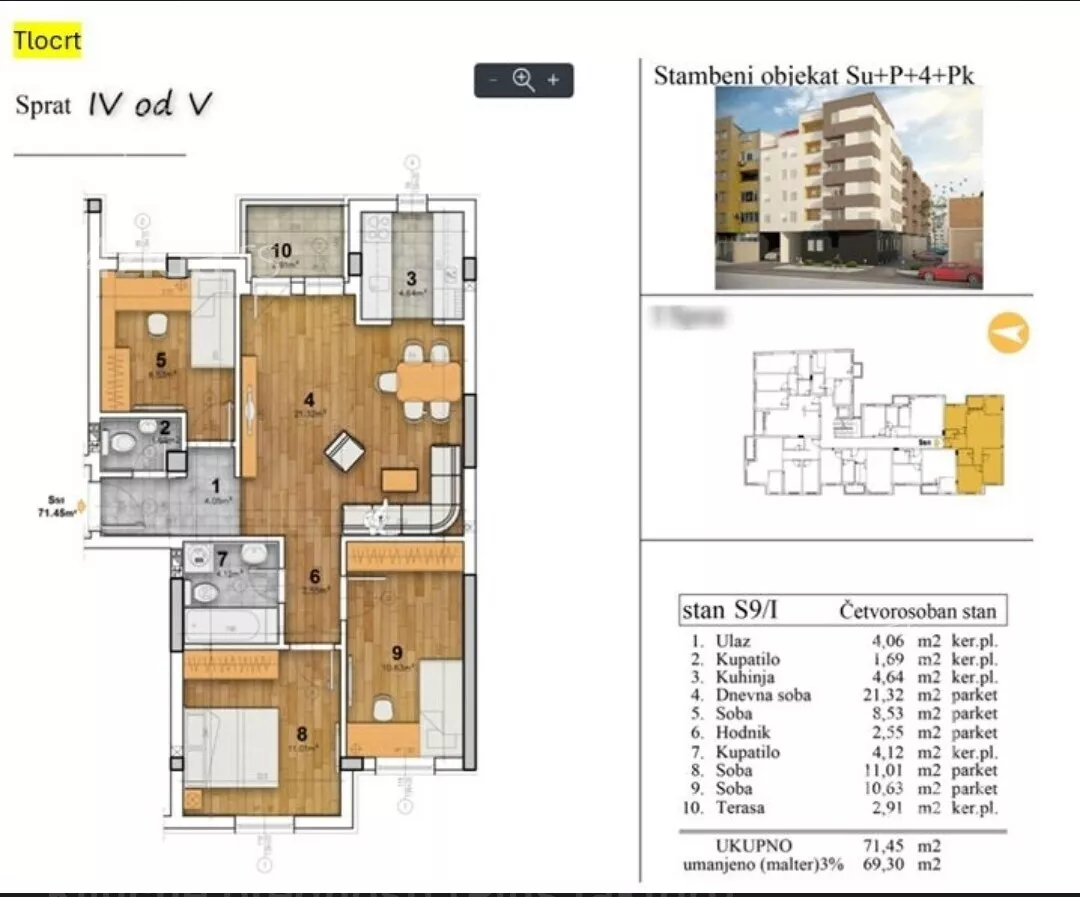 Četvorosoban stan | 4zida