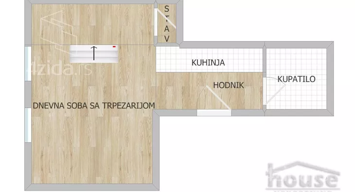 Jednosoban stan | 4zida