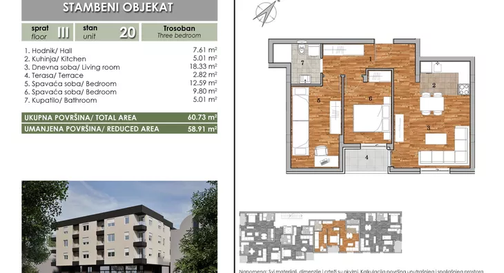 Trosoban stan | 4zida