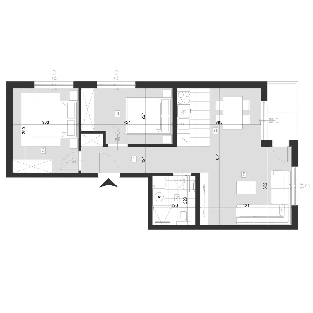 Trosoban stan | 4zida