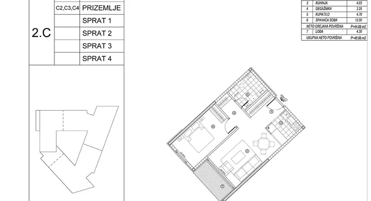 Dvosoban stan | 4zida