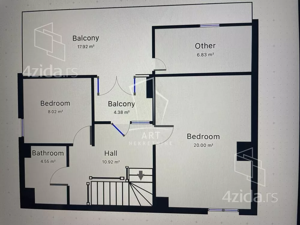 Troiposoban stan | 4zida