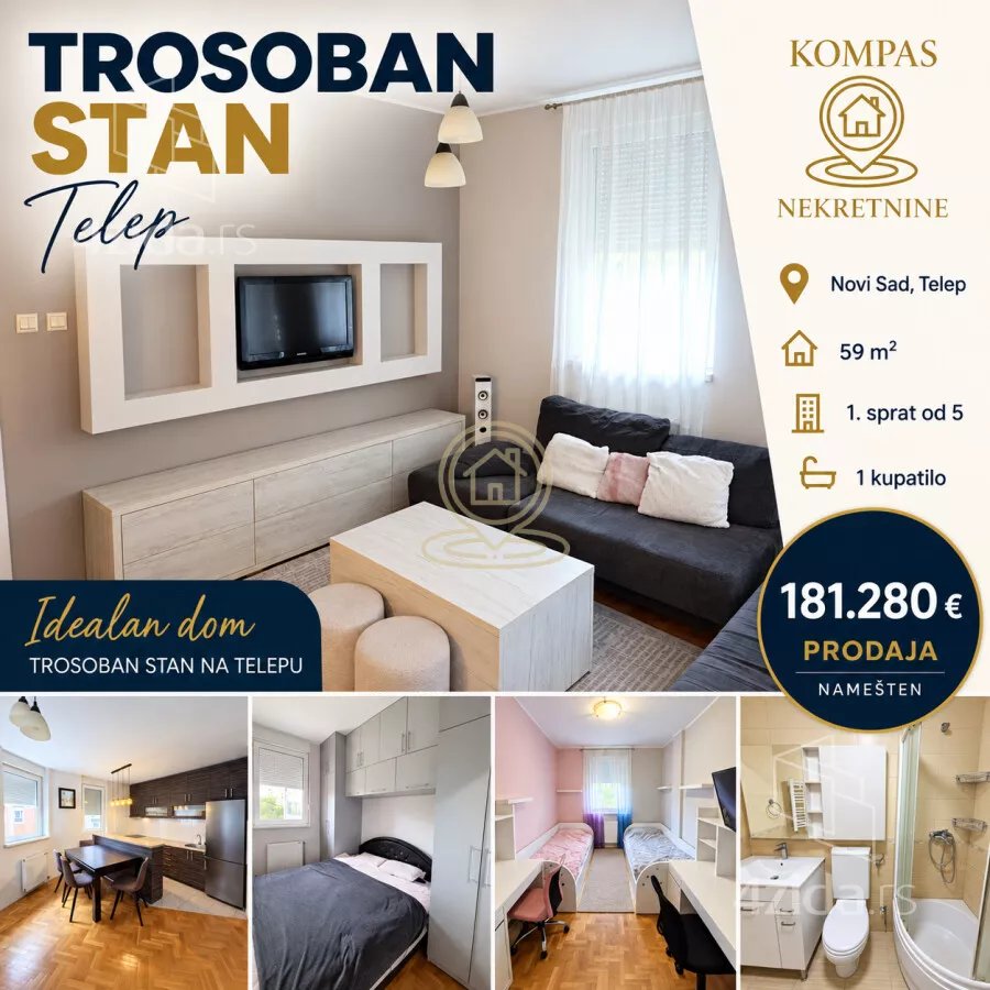 Trosoban stan | 4zida