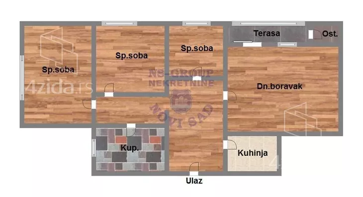 Troiposoban stan | 4zida