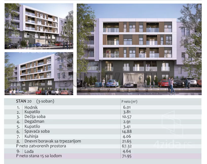 Trosoban stan | 4zida