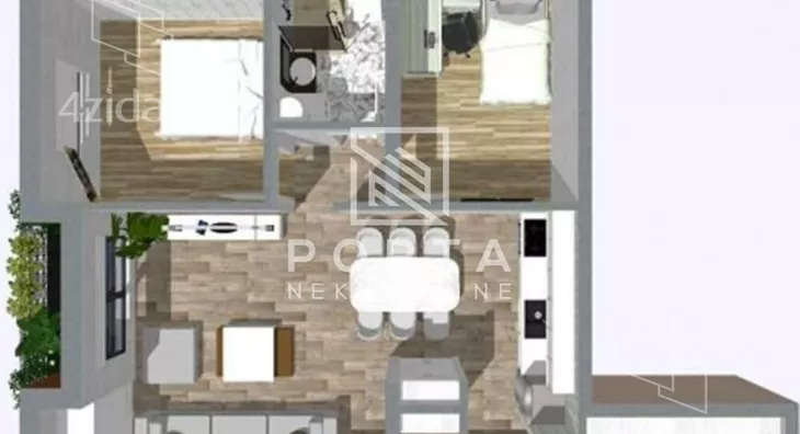 Trosoban stan | 4zida