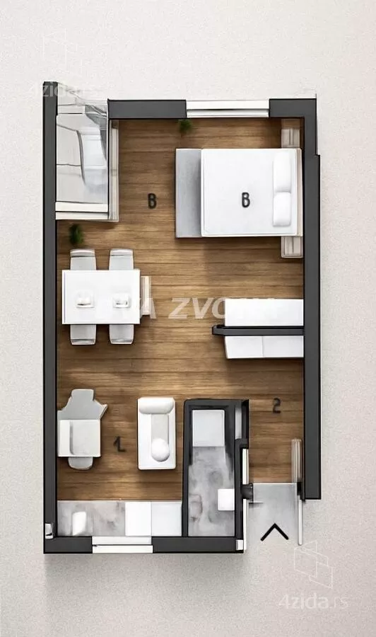 Dvosoban stan | 4zida