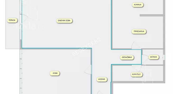 Dvosoban stan | 4zida