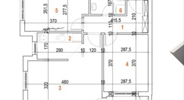 Trosoban stan | 4zida