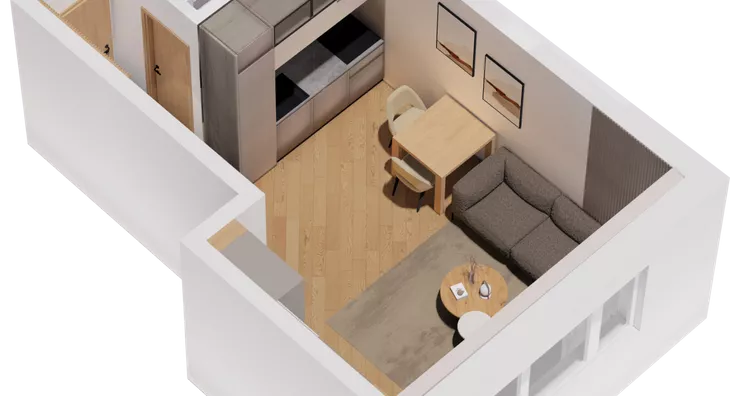 Jednosoban stan | 4zida