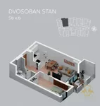 Dvosoban stan | 4zida