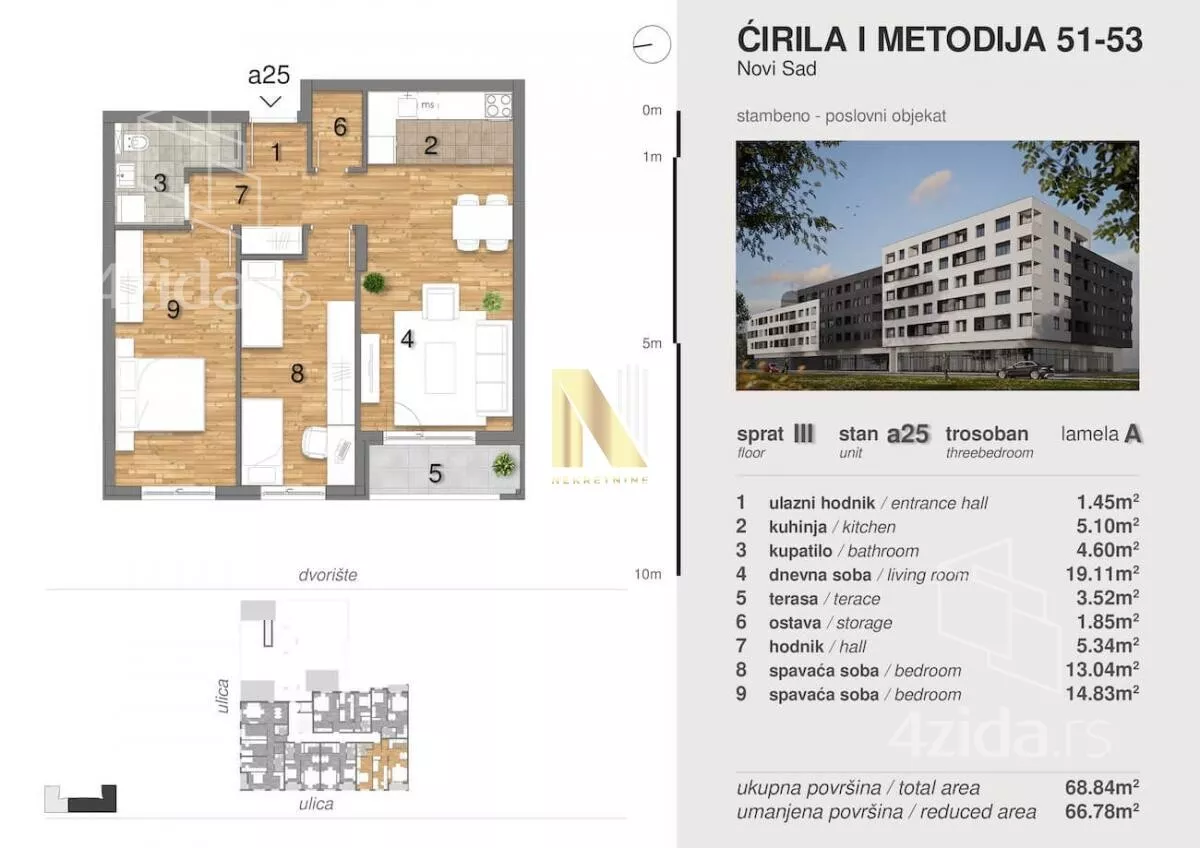 Trosoban stan | 4zida
