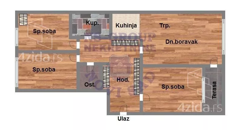 Četvorosoban stan | 4zida