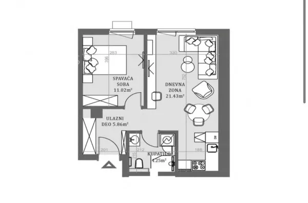 Dvosoban stan | 4zida