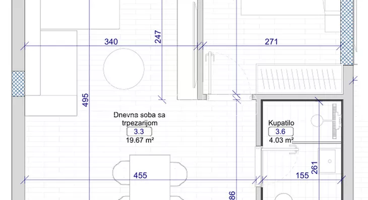 Dvosoban stan | 4zida