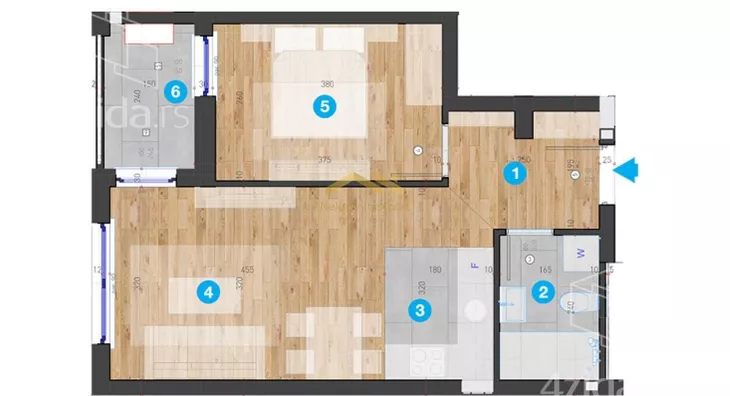 Dvosoban stan | 4zida