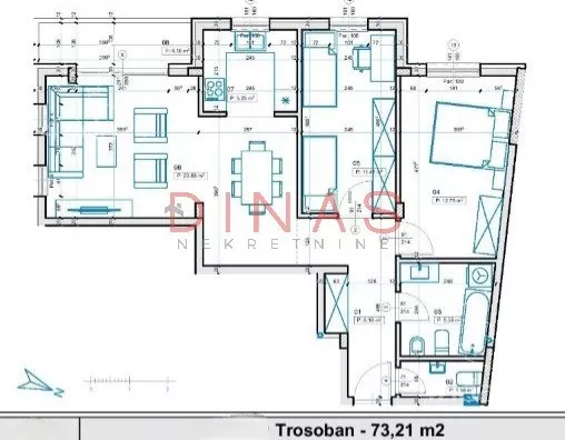 Trosoban stan | 4zida