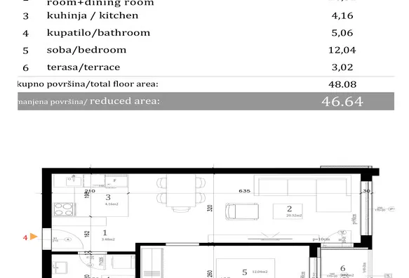 Dvosoban stan | 4zida