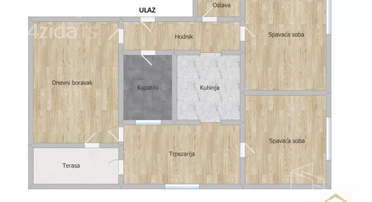 Trosoban stan | 4zida