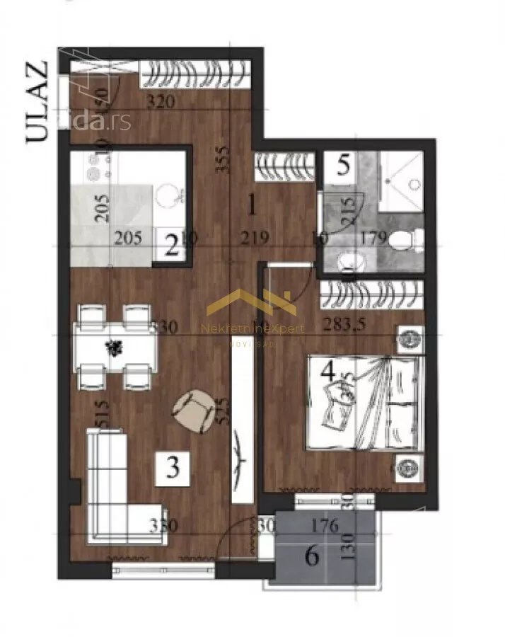 Dvosoban stan | 4zida