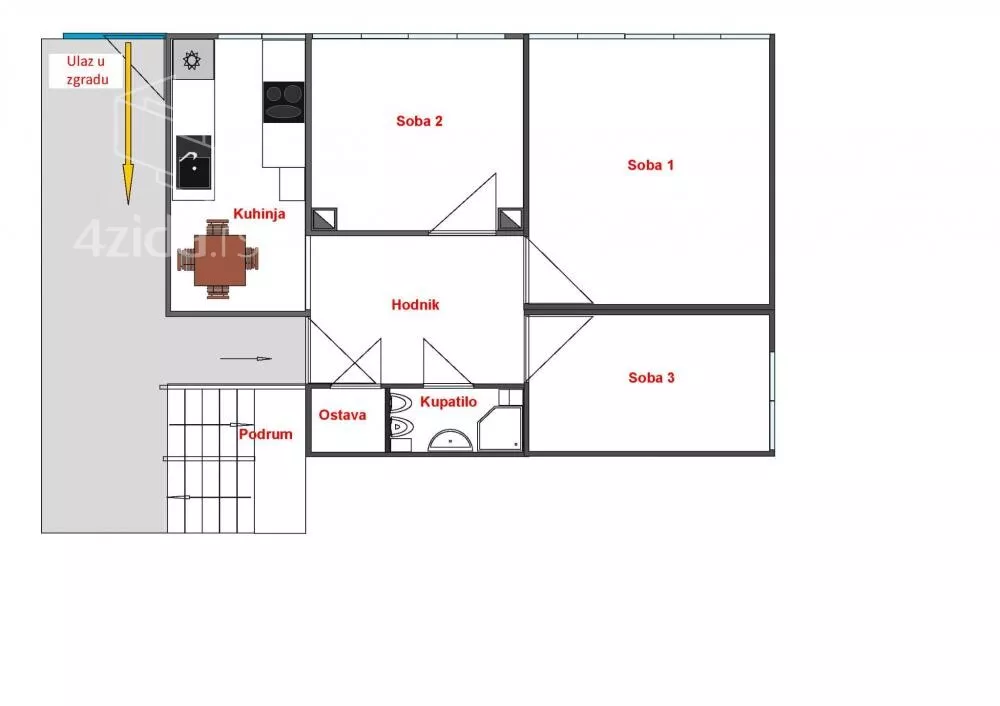 Dvoiposoban stan | 4zida