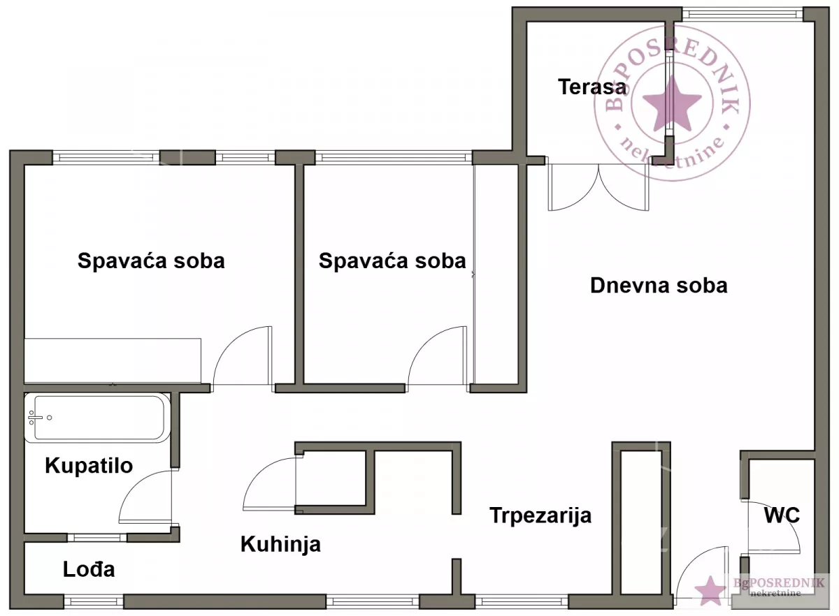 Trosoban stan | 4zida
