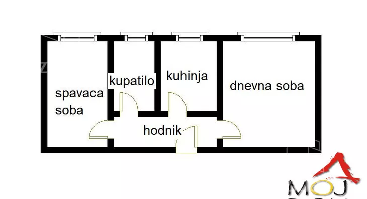 Jednoiposoban stan | 4zida