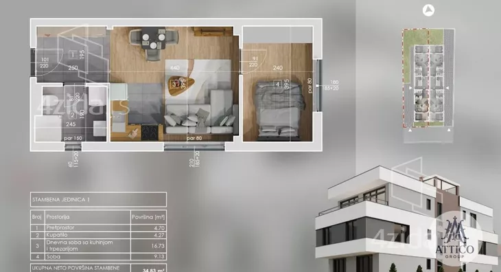 Dvosoban stan | 4zida