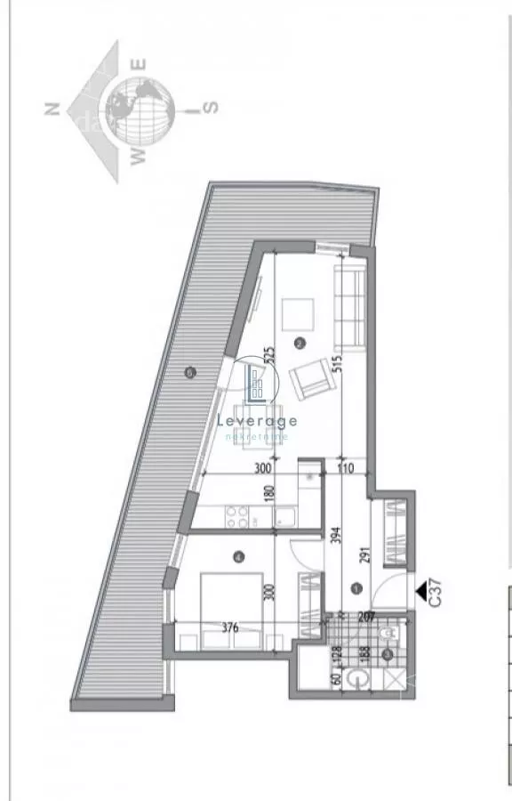 Jednoiposoban stan | 4zida