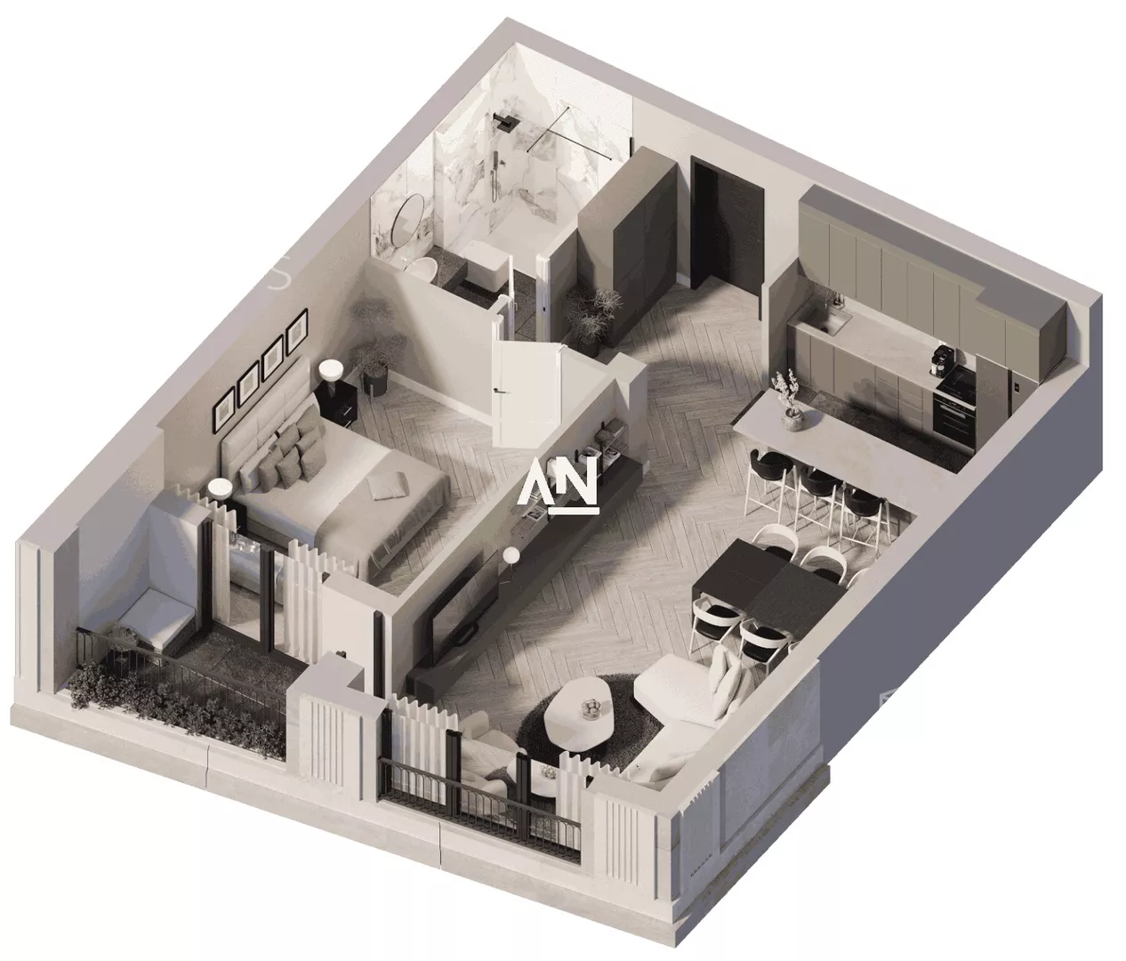 Dvosoban stan | 4zida