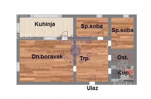 Dvosoban stan | 4zida