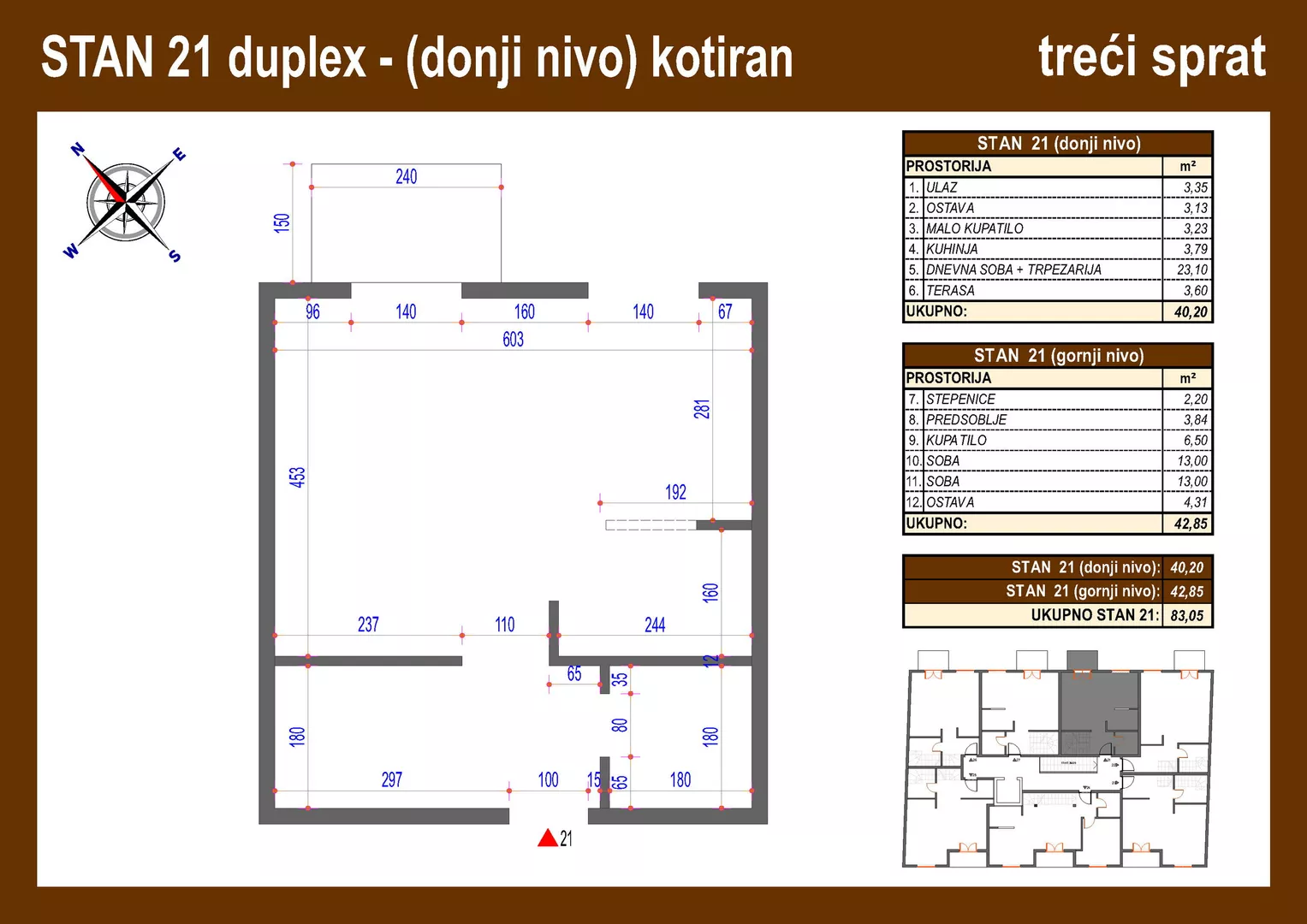 Trosoban stan | 4zida