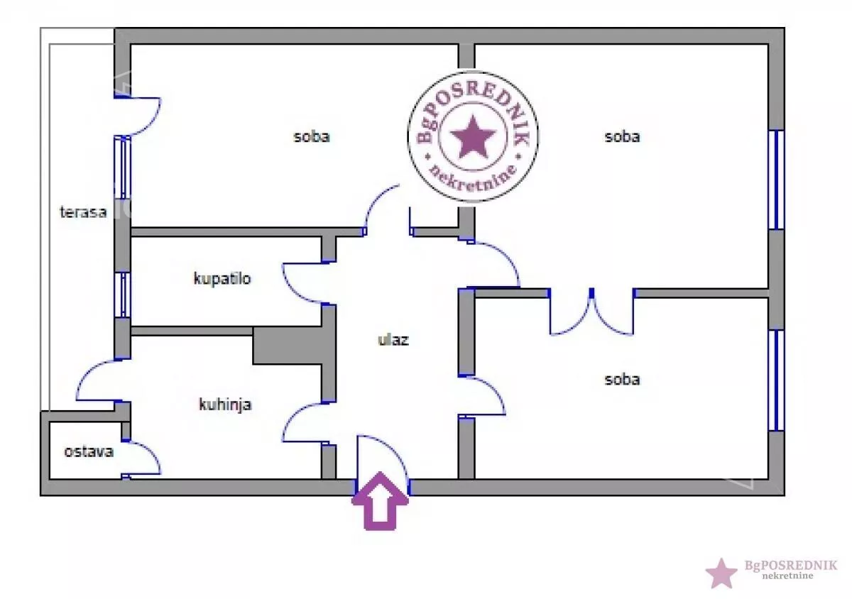 Trosoban stan | 4zida